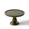 Green Wooden Cake Stand