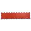 Red Vinyl Striped Runner