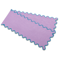 Lilac/Morning Glory Scalloped Runner