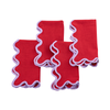 Tomato Scalloped Dinner Napkins