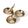 Brass Tail Trio Bowls