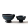 Blue Wooden Bowls